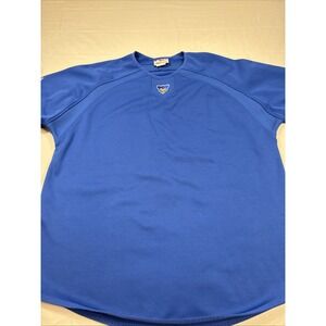 SHIRT CUBS THERMA BASE MENS XL Authentic Majestic BLUE Pullover